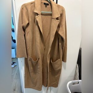 J. Crew Camel Open Long Cardigan